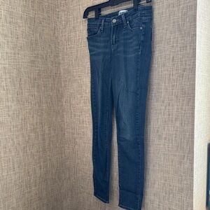 PAIGE Dark Blue Skinny Jeans